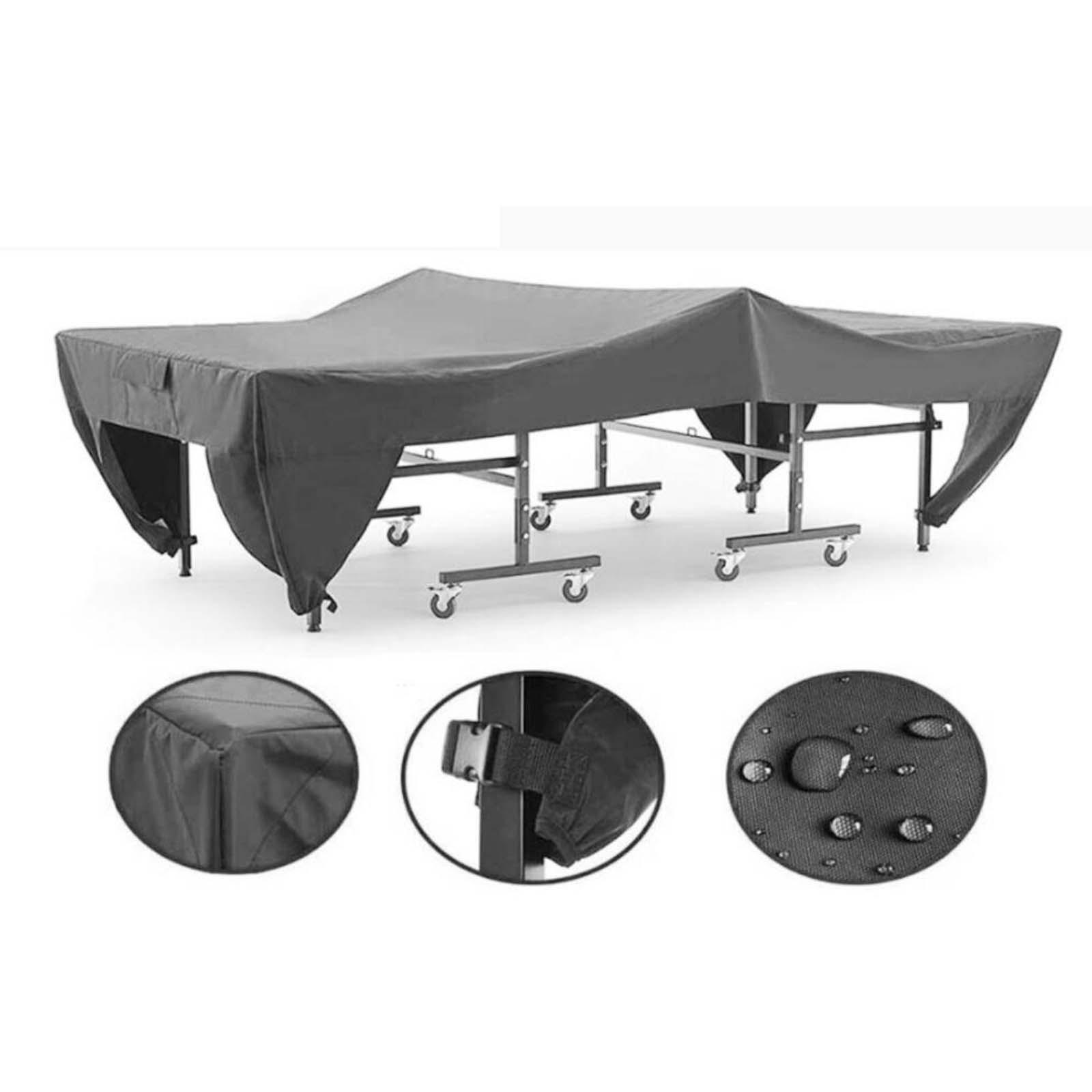 Table Tennis Table Cover Water Resistant Protective Cover Outdoor and Indoor Ping Pong Table Cover Premium for Ping Pong Table