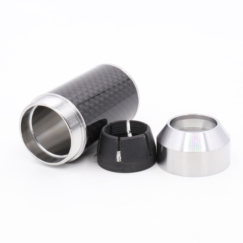 Di alta qualità 4 Pcs 304 in acciaio inox In Fibra di Carbonio di Boot Pantaloni Y Splitter con altoparlante audio cavo del connettore del Divisore