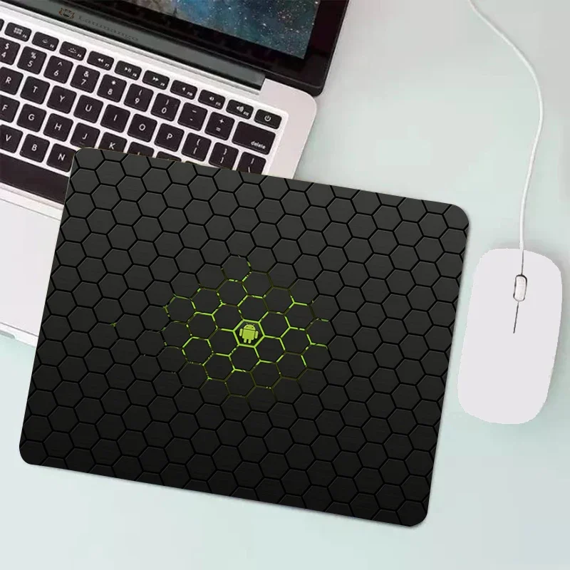 PC petit clavier tapis de Table tapis de souris bord de verrouillage Gabinete Mausepad tapis d'ordinateur géométrique Art jeu accessoires de bureau tapis: XXL / orange