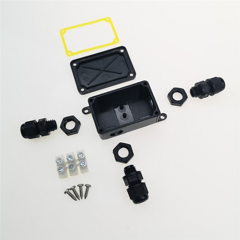 Boîte de jonction électrique, Mini boîte de jonction étanche en plastique pour câble extérieur