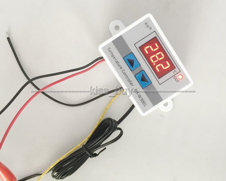 ac 220v - 50c +110c Digital LED Temperature Controller 10A Thermostat Control Switch +NTC10K L Probe