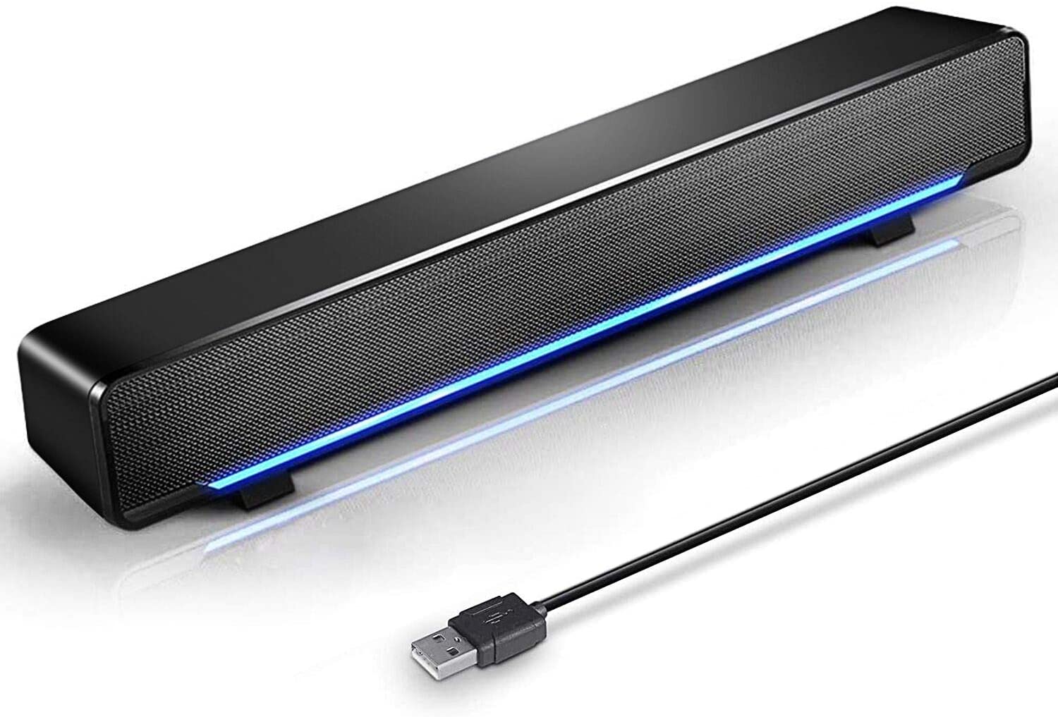 Soundbar, black rectangular wired speaker, USB Pow... – Grandado