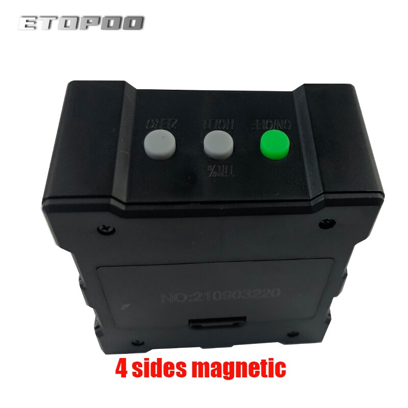 IP54 Angle Finder 4x90 Degrees Measuring Tool 4 Sides Magnetic Protractor LCD Digital Angle Gauge for Woodworking