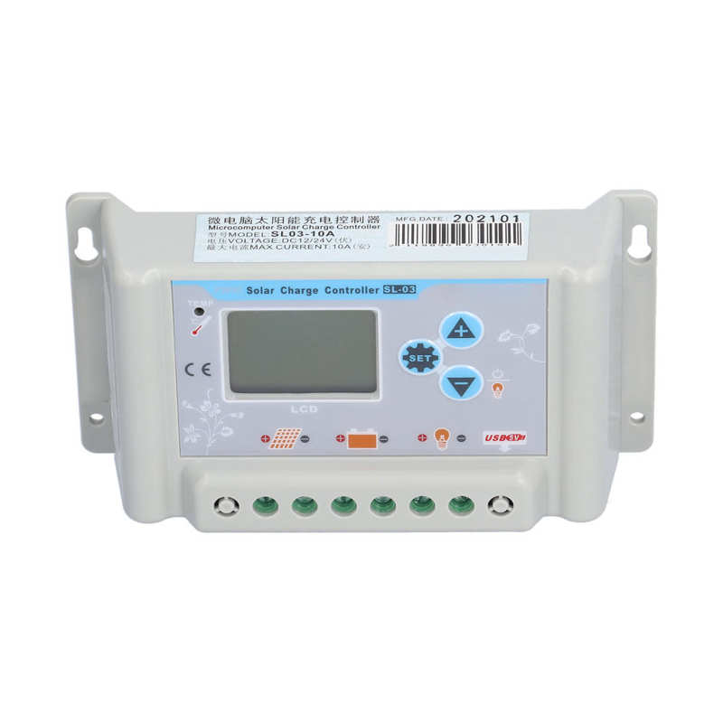 Solar Battery Regulator Solar Charge Controller LCD Display 50V for Caravan for Boat for Motorhome