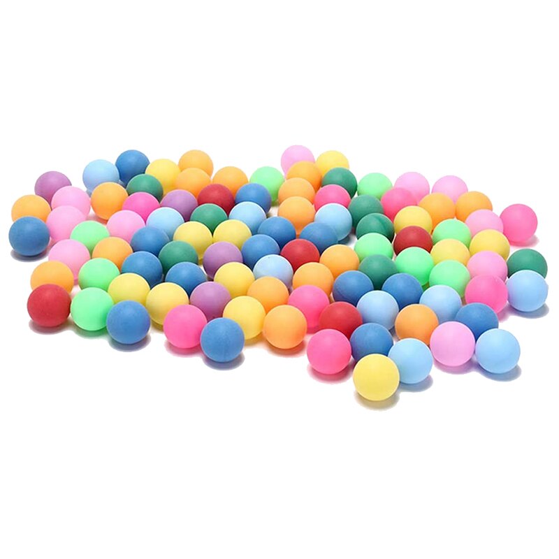 Bolas coloridas de ping-pong 40mm 150, bola de ping-pong com cores mistas, para entretenimento e jogo de cerveja