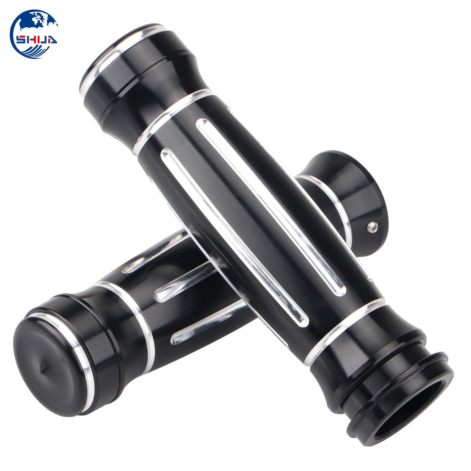 1'' Motorcycle Hand Grips Soft Touch Comfort Handle Grip CNC For Harley Touring Softail Electronic Throttle Handle Bar Grip