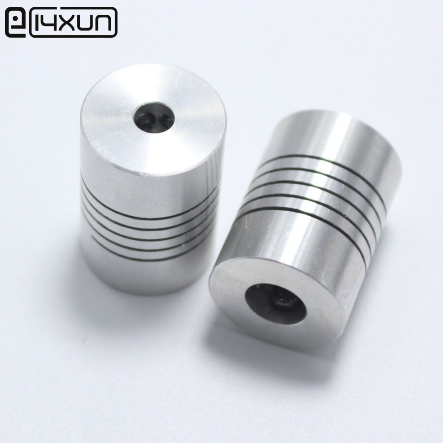 3 stk 4*8mm cnc motor kæbeaksel kobling 4mm to 8mm fleksibel kobling  od 18 x 25mm