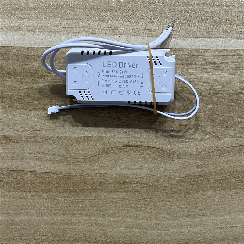 LED Driver Adapter For LED Lighting AC165-265V Non-Isolating Transformer For Ceiling Light Replacement 8-24W 30-50W: Beige