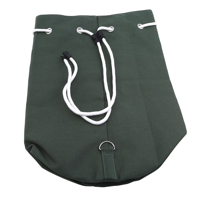 Canvas Sports Bags Lanyard Bucket Gym Bag for Men Drawstring Bag Outdoor Basketball Backpacks Training Bag