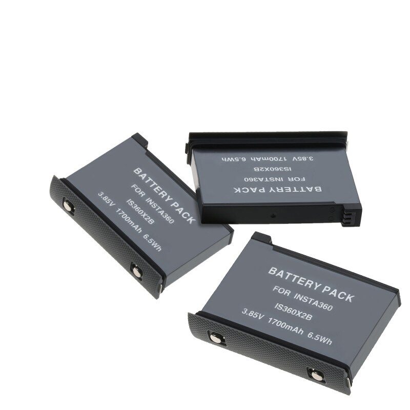 neue 1700mAh Insta360 EINE X2 batterie und Mikro USB batterie ladegerät für Insta 360 eins X 2 Aktion kamera Zubehör: 3 batterie