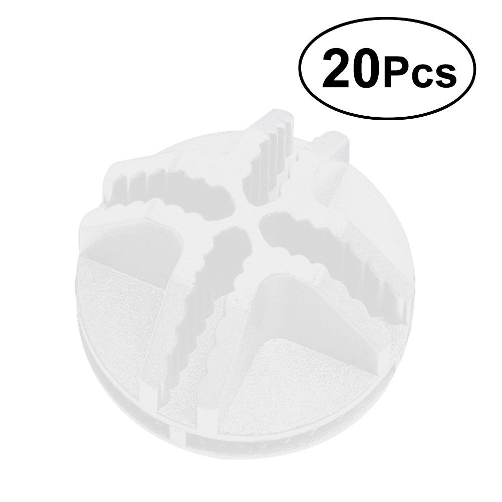 20 Pcs Wire Cube ABS Connectors for Wire Cube Storage Shelves Mesh snap Modular Organizer Closet Cabinet Box Clasp Buckle Clip