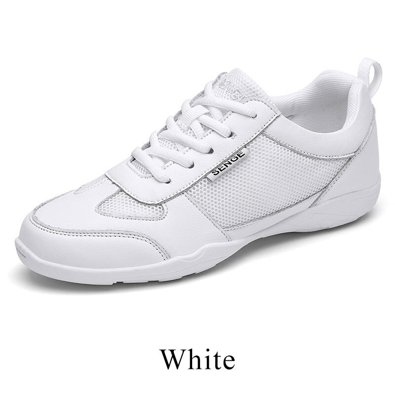 Erwachsene Frauen aerob Schuhe Weiß Jazz tanzen Schuhe Mädchen Wettbewerbs Schuhe Weiche Sohle Weibliche Fitness Tanz Turnschuhe Größe 34-41: 6