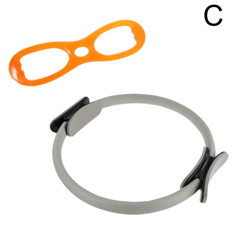 Fitness cirklar yoga pilates ring och träningsband sport träning motstånd cirkel yoga stretch band yoga tillbehör: C