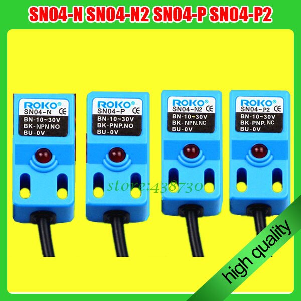 10PCS SN04-N SN04-N2 SN04-P SN04-P2 ROKO Proximity Switch Sensor