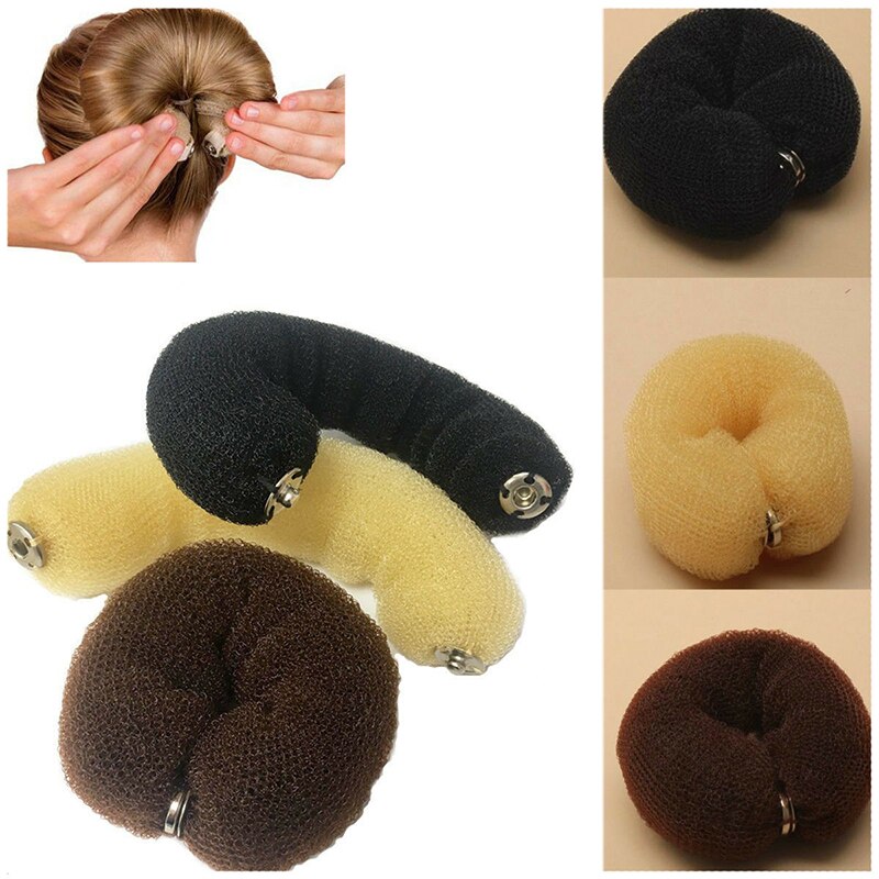 Hår bulle maker magisk skum svamp form ring frisyr twist accessoarer hår styling verktyg för tjejer kvinnor dam praktiska