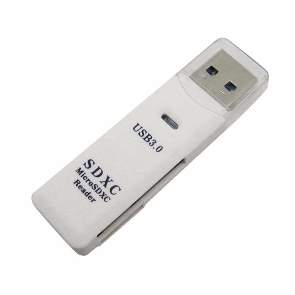 USB 3.0 Memory Card Reader Superspeed 2-Slot USB Card Reader Adapter for SD,TF,micro SD, SDXC, SDHC
