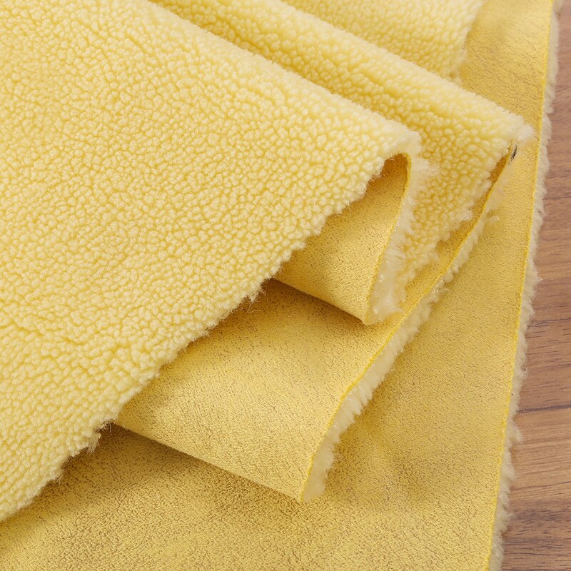 Particle Velvet Composite Suede Fabric Imitation Cashmere Fur One Coat Clothing Fabric Thickened Sheep Shearing
