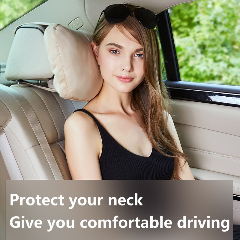Universele Super Zachte Verstelbare Auto Reizen Hoofdsteun Hoofd Neksteun Kussens Zitkussen Ondersteuning Voor Benz W177 W215