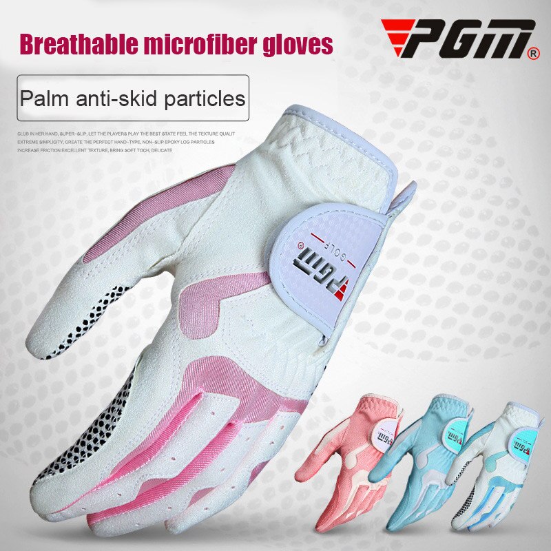 1 pièces femmes gants de Golf main gauche et main droite gants de sport tissu de Golf respirant paumes protecteurs EDF88