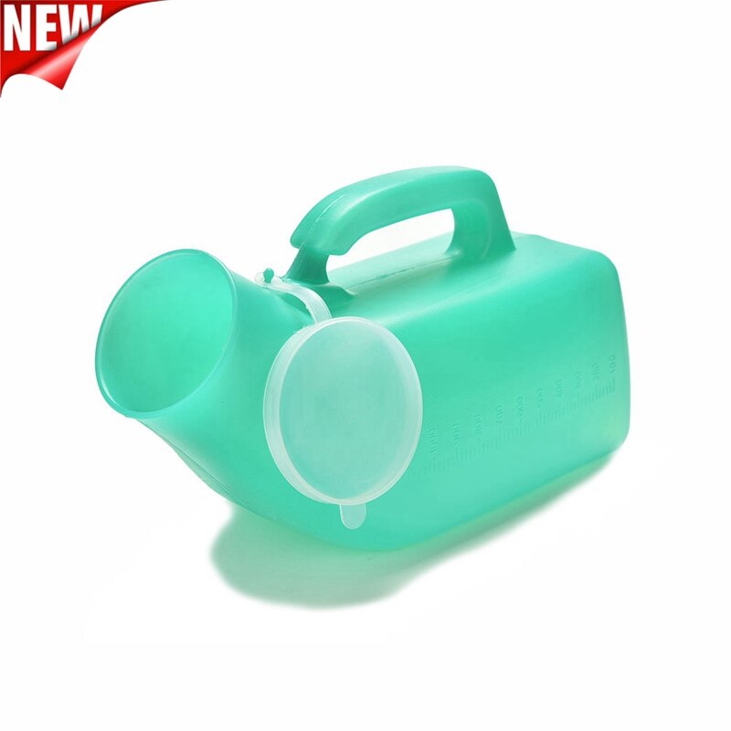 Draagbare 1200Ml Wasbare Unisex Mobiele Wc Auto Reizen Kamp Urine Plassen Handvat Urine Fles Urinoir Opslag Gezondheidszorg