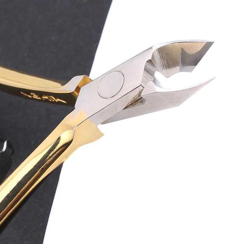 Cortaúñas de Metal , cortador de cutículas, tijera, alicate, herramienta de manicura, pinza para las uñas de los pies, cortador de cutículas, 1 ud.