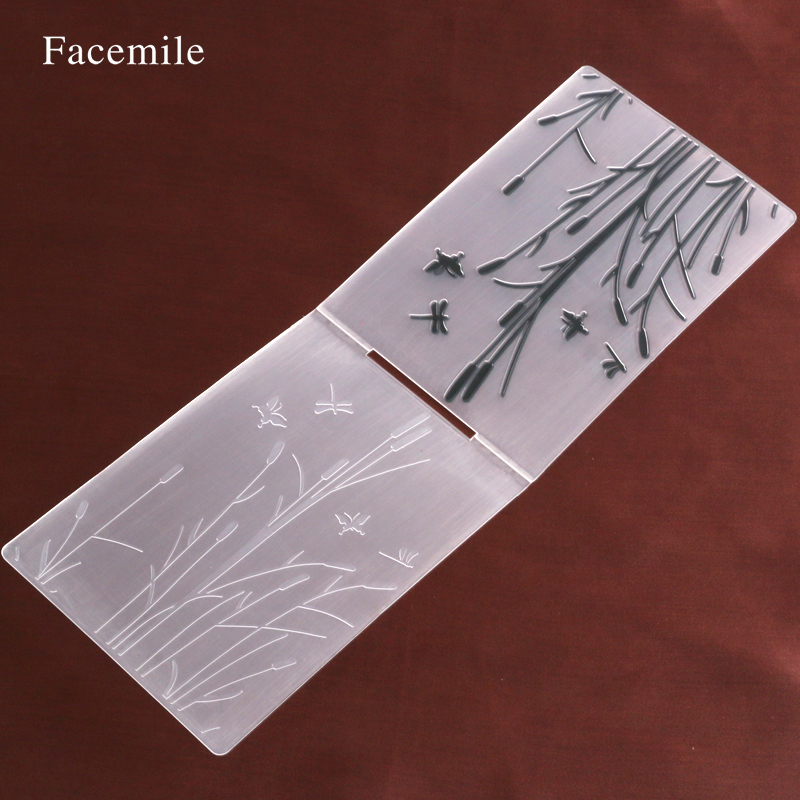 Facemile Plastic Template Embossing Map Voor Scrapbooking Fotoalbum Papier Card Bruiloft Decoratie 55028