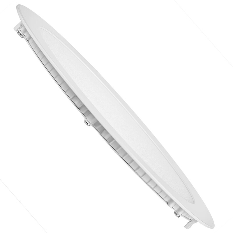 Led panel lys forsænket køkken badeværelse lampe 85-265v 3w 6w 9w 12w 15w 18w rundt led spot lys varm//kølig hvid