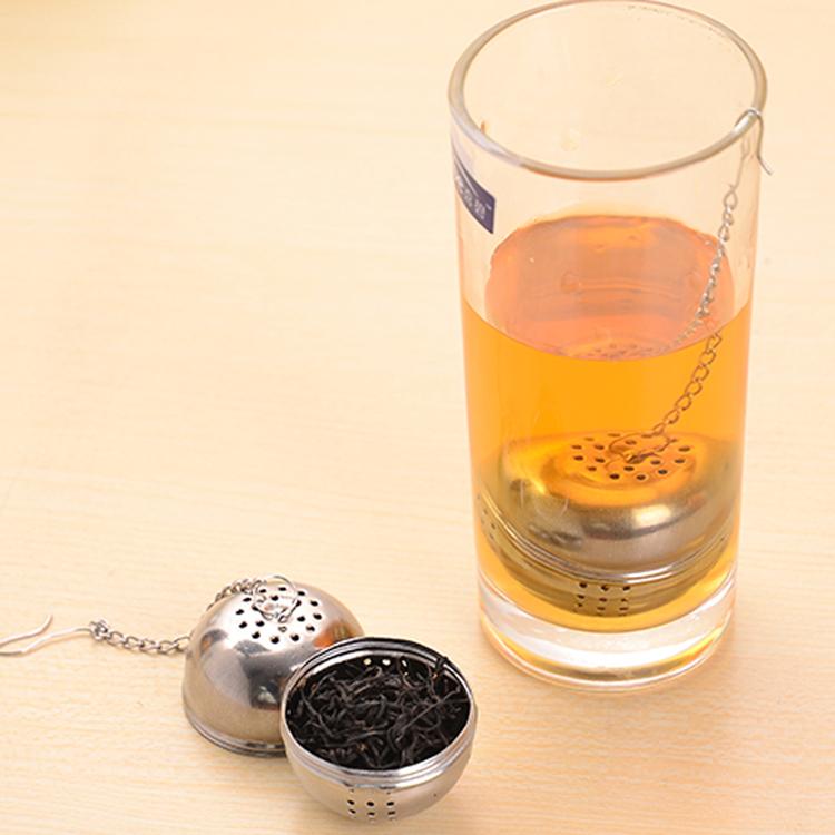 Keukentheezeefjes roestvrij staal theebol bol afsluitbaar kruidengaas thee-infuserfilter yh -459645
