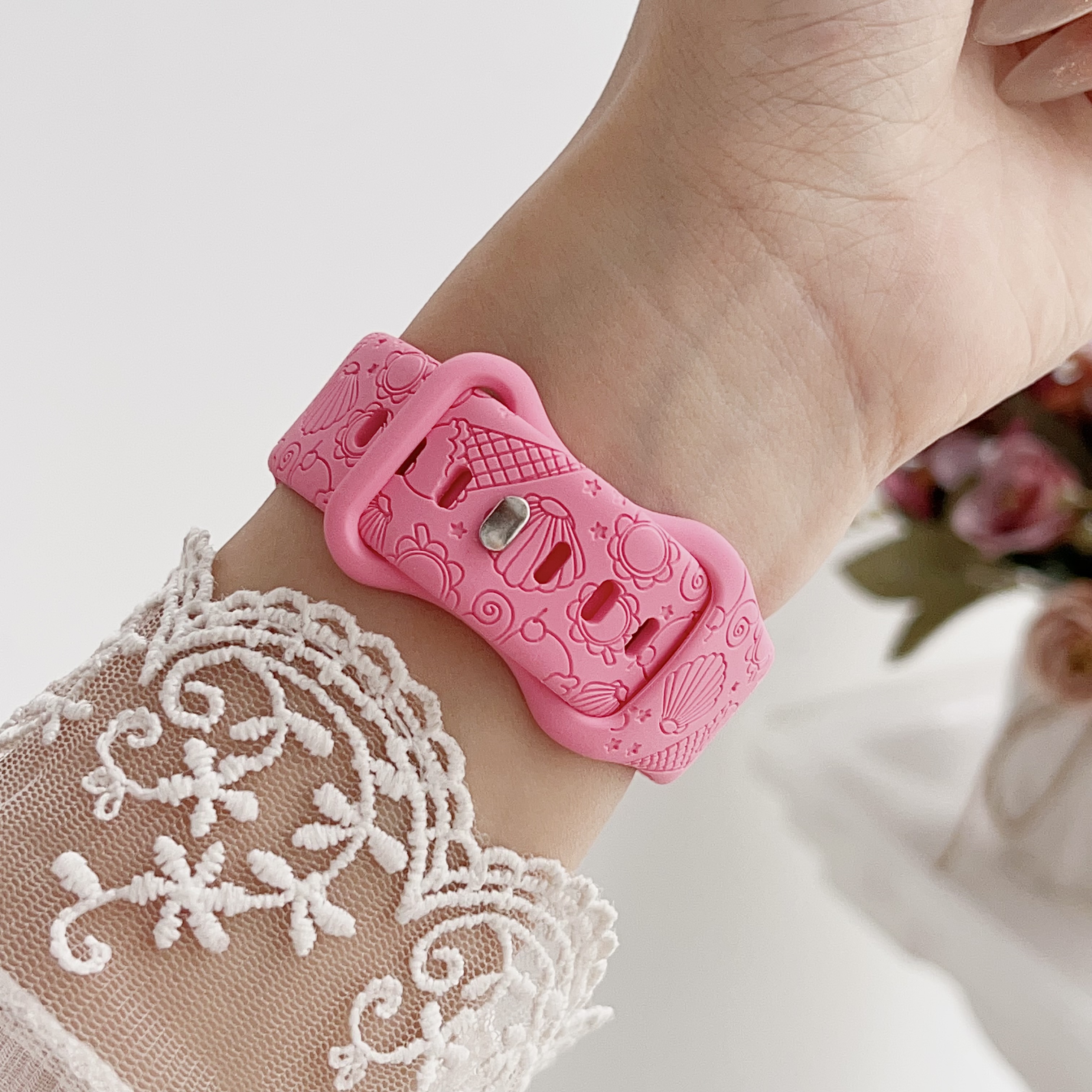 Correa de silicona para Apple Watch, cadena de – Grandado