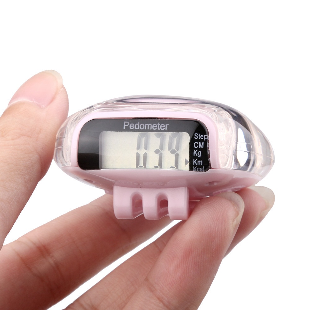Kleine Lcd Stappenteller Walking Stappen Calorie Afstand Tellen Teller Rijden Afstand Indicator Calorieverbranding Indicator W