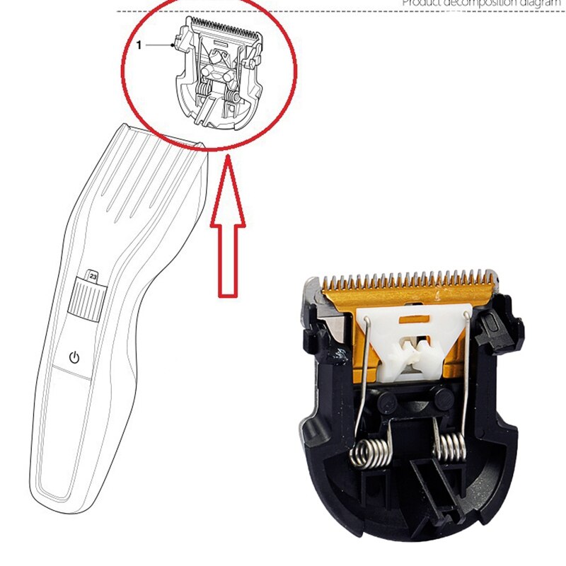 Cuchilla de repuesto AD-Clipper para HC3400, HC3410, HC3420, HC3422, HC3426, HC5410, HC5440, HC5442, HC5446/7, HC5450, HC7452
