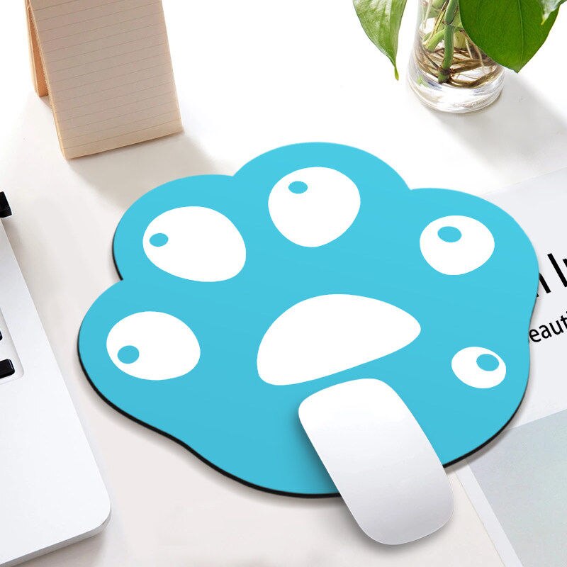 Kawaii Desk Pad Cute Mouse Pad Cat Pow Gaming Deskpad Desk Mats Office Accessories Mat for Mice Mouse Gamer: G
