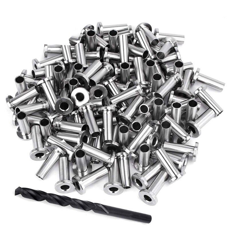 82- pack beschermhoezen ring voor 1/8 inch kabeldekleuning kabelhoezen houten paalbeschermer met boor
