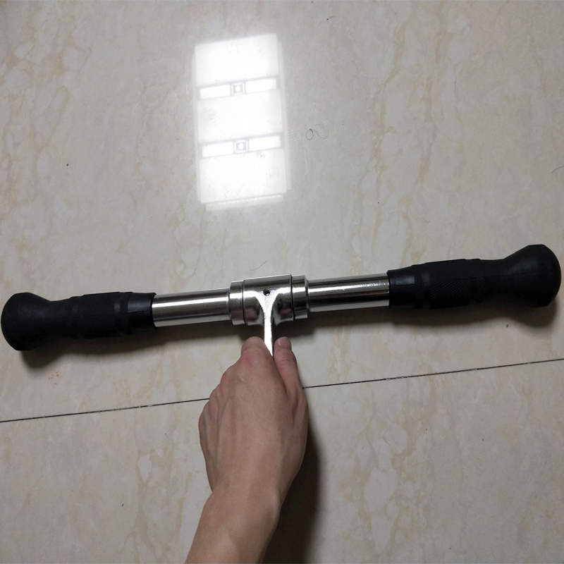 Fitness Lat Pull Down Bar Gym Handle Grip Gantry Frame Pully Cable Machine Attachment Triceps Muscle Workout Solid Rowing T-Bar