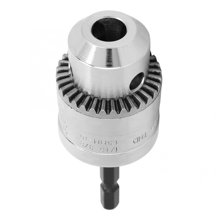 1.5-10mm 3/8-24UNF Drill Chuck with Keyless Drill Chuck Driver Converter
