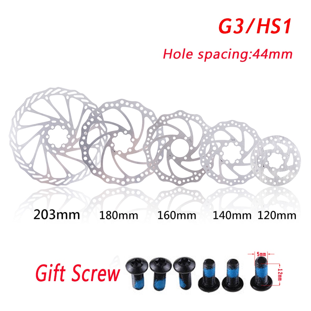 G3/HS1 disque 120/140/160/180/203mm vélo frein disque Rotor pour vtt montagne route G3 frein Rotors disque BB5/BB7 AVID vtt frein