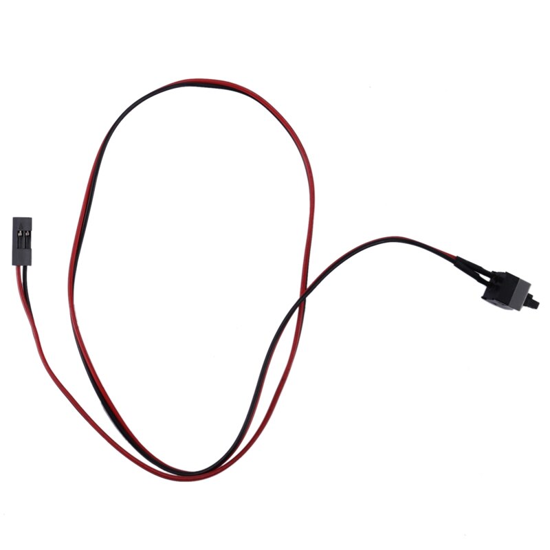 Paquete de 6 cables de alimentación de 2 pines SW PC, botón de encendido/apagado ATx, Cable de interruptor de ordenador de 45cm, oferta