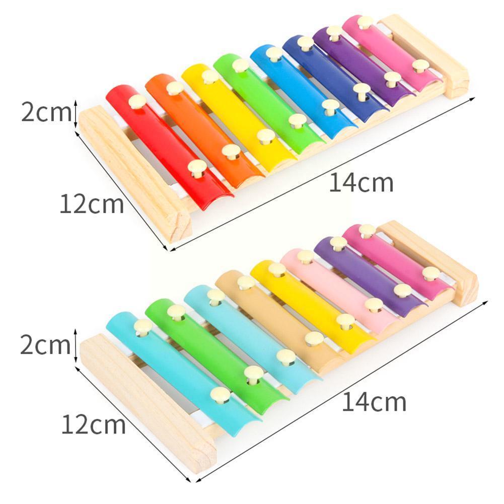 1Pcs Houten Xylofoon Baby Muzikale Grappig Educatief Voor Kinderen Muziek Speelgoed Muzikale Kid Xylofoon Speelgoed Instrume D8W8