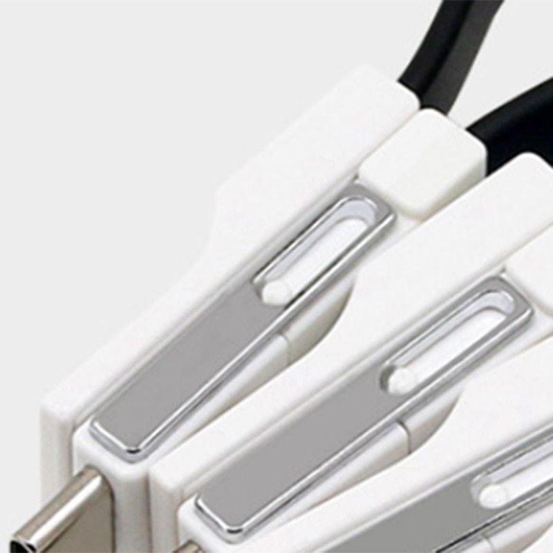 Draagbare Sleutel Mini Usb-kabel Oplader Kabels Micro-Usb Data Kabel