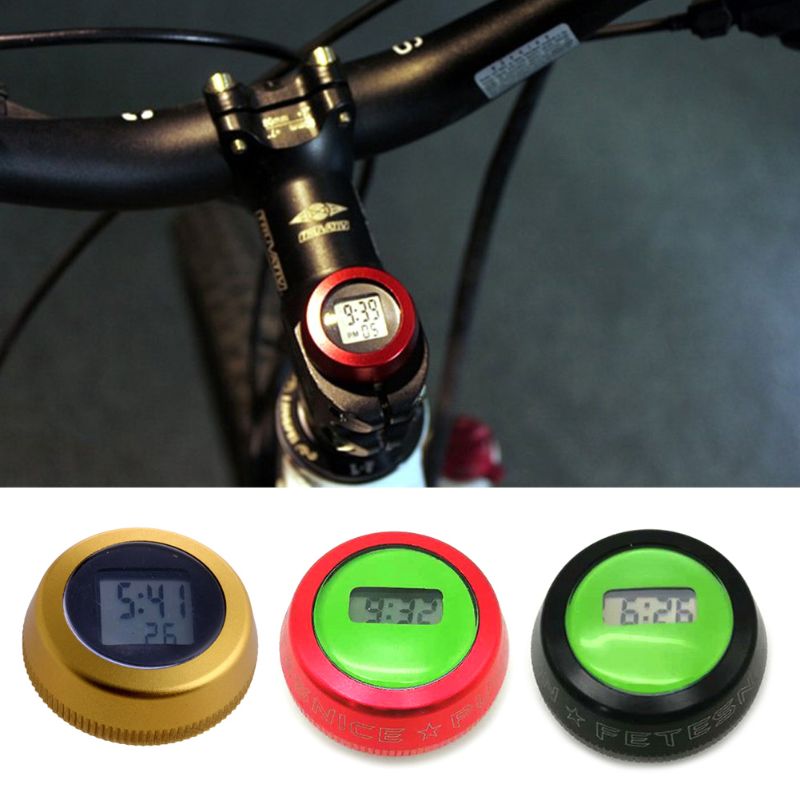 Universele Waterdichte Digitale Fiets LCD Fietsen Stopwatch Fietsen Klok