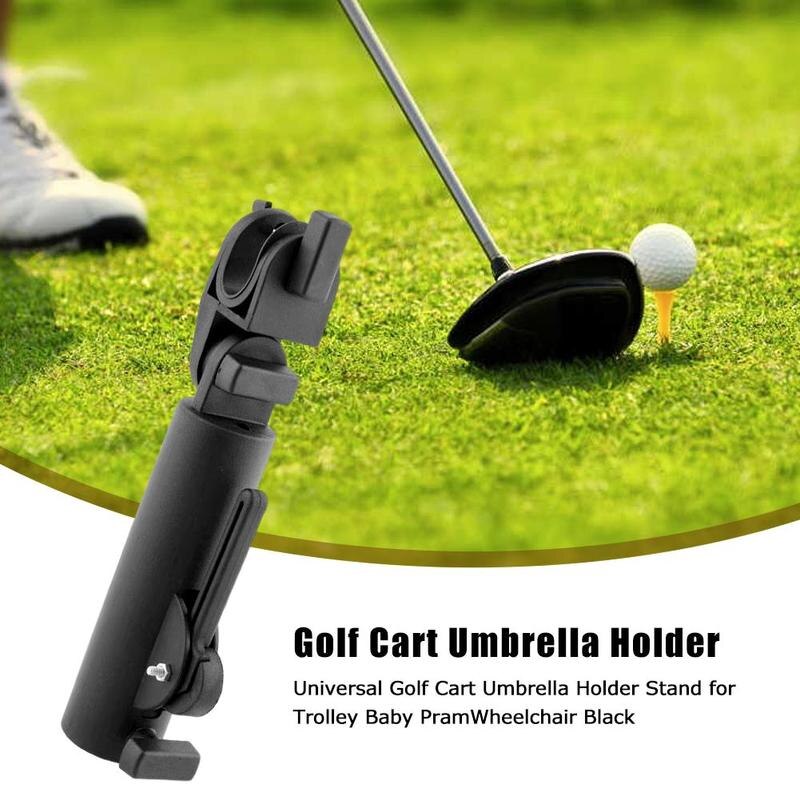 1PC Outdoor Trolley Baby Pram Golf Cart Stand Universal Umbrella Connector Lock Double Accessory Holder Wheelc N8H6