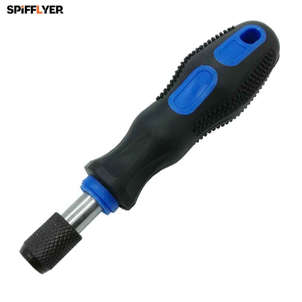 SPIFFYER 50PC Extra Long Bit Set 75mm Long Cr-V Quick Release Screwdriver Bit Holder Security Bit Set Torx Hex Pozidrive Bit: Bit Holder