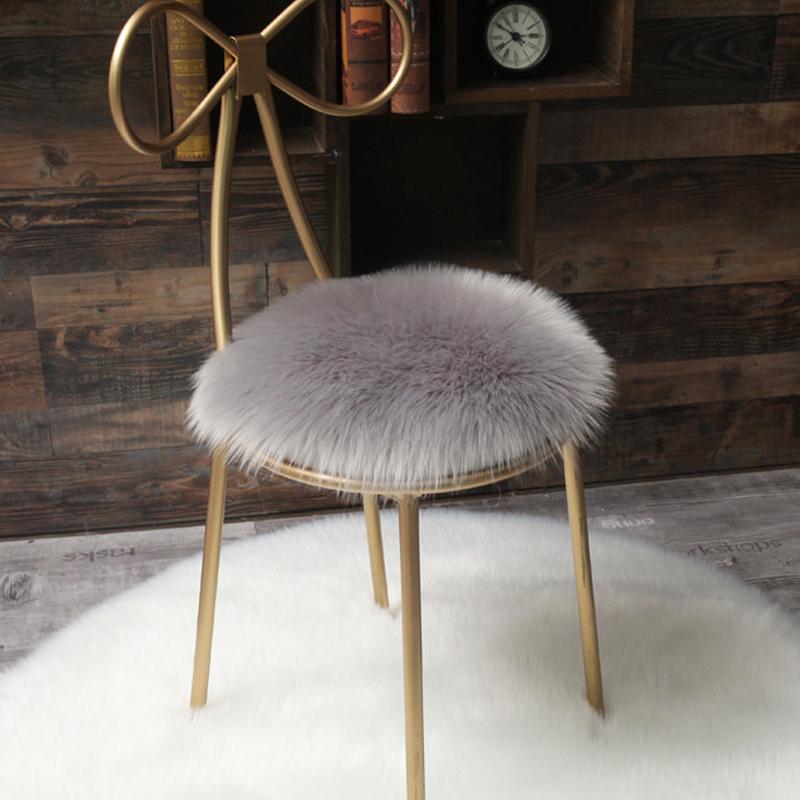 48 35/40cm blød kunstig uld fåreskind pude stol soveværelse mat kunstigt uld tæppe varmt hår tæppe sæde pels område tæpper