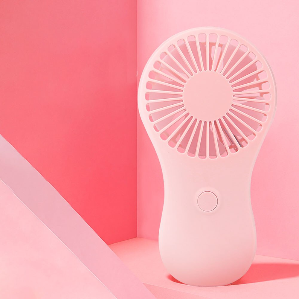 Mini-ventilator, tragbarer rosa taschenventilator, kühle luft, handventilator mit  by 3 aaa-batterien für büro, outdoor, zuhause, für mädchen