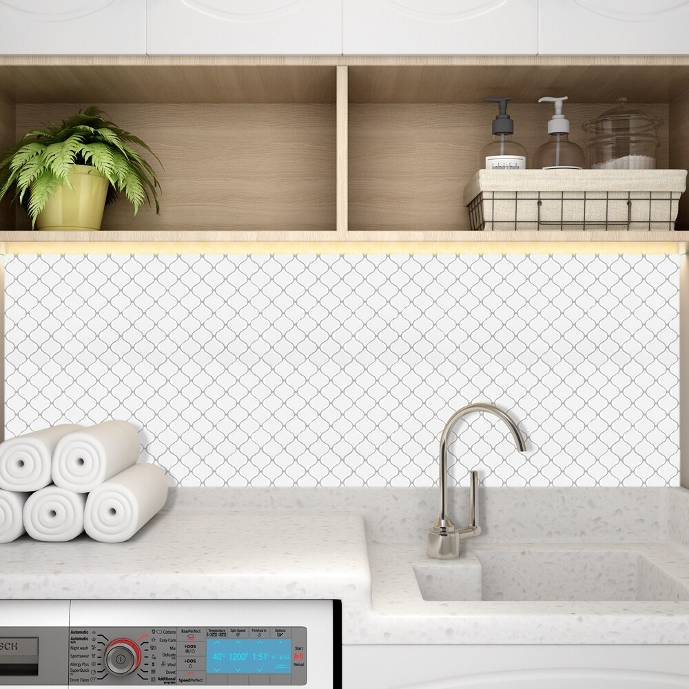 2.5mm Interior Wall Renovation Decoration Sticker Bathroom Waterproof Baffle--1 Sheet