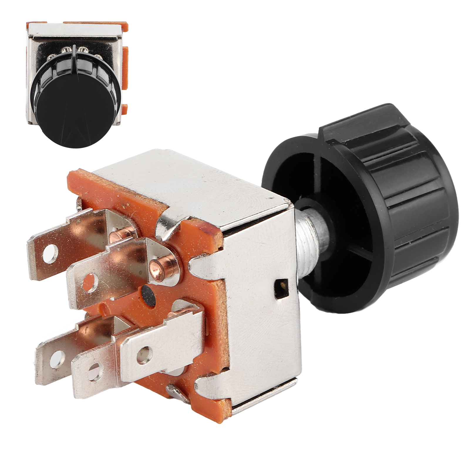 12V 25A Universal AC Blower Switch 3 Speed Air Conditioning Volume Control Rotating Blower Switch With Plastic Knob