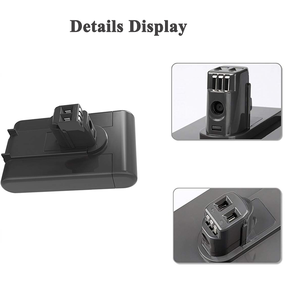 Batteria Aspirapolvere 12800mAh - Sostituzione Li-Ion per Dyson DC31 DC34 DC35 DC44 DC45