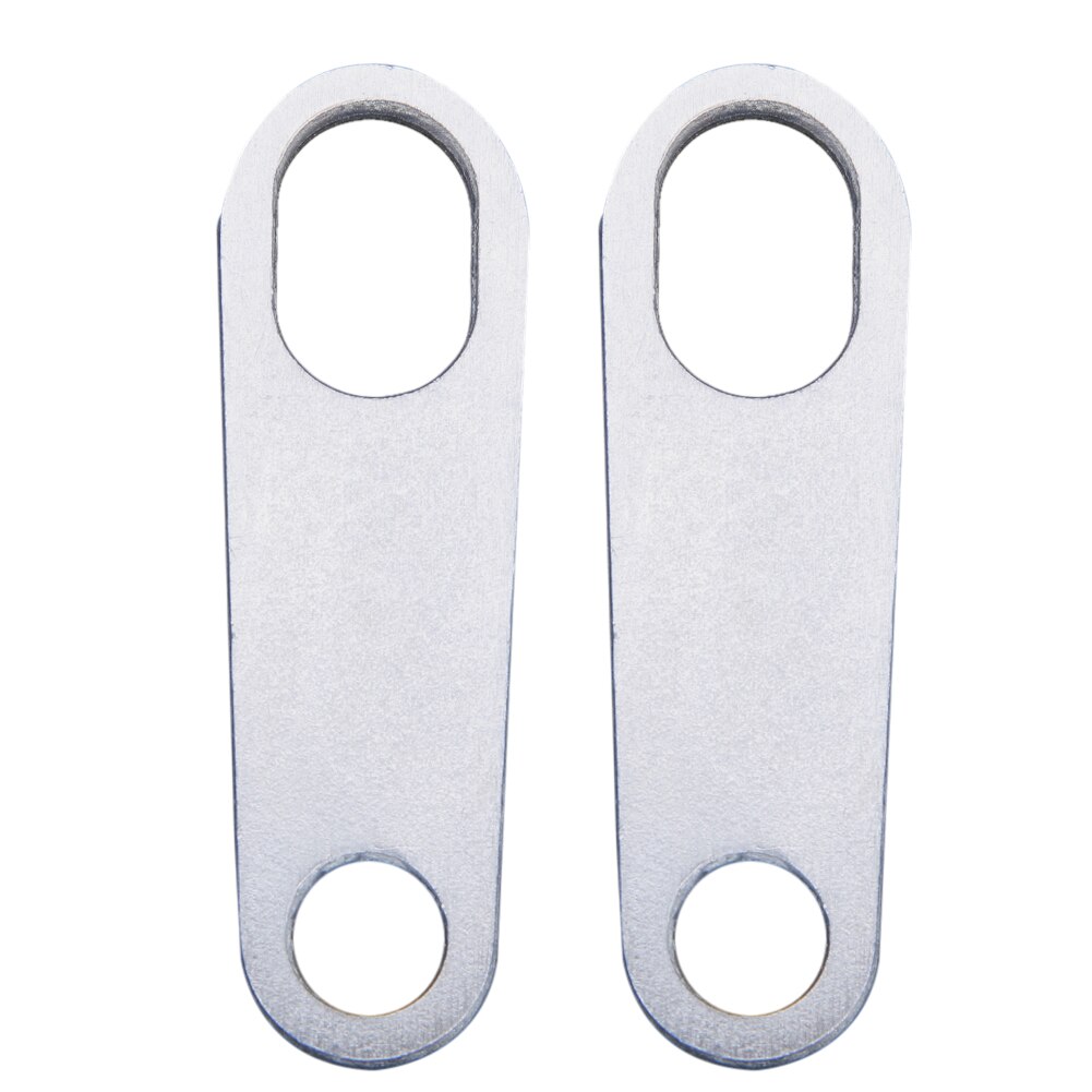 Motorcycle Turn Signal Indicator Light Lamp Holder Shock Brackets (Silver): Default Title