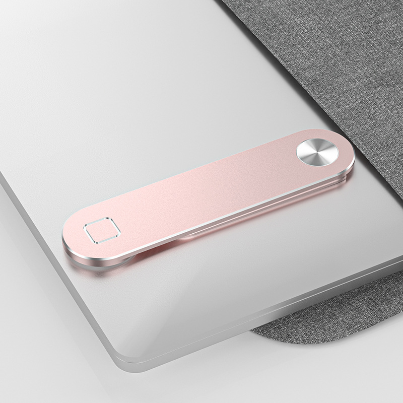 Laptop Telefoonhouder Link Beugel Magnetische Notebook Zijmontage Clip Verstelbare Aluminium Computer Monitor Uitbreidingsbeugel: Roze
