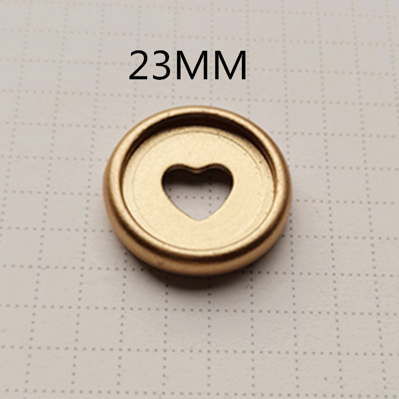 frosted plastic binding ring 100PCS23MM mushroom hole notebook frosted button DIY binding button binding CD: Golden